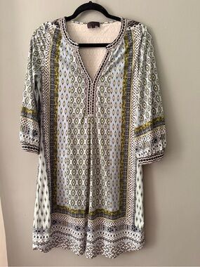 Hale Bob printed tunic/shift dress size M